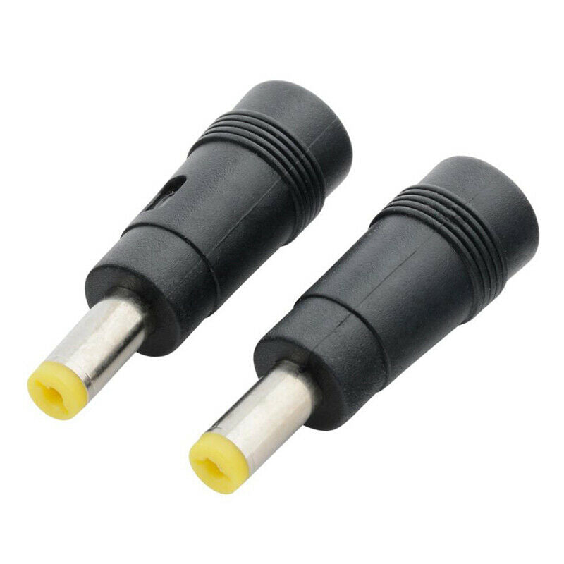 2Pcs 5.5x2.5mm Female to 5.5x2.1mm Male DC Power Connector Adapter Lapt.l8