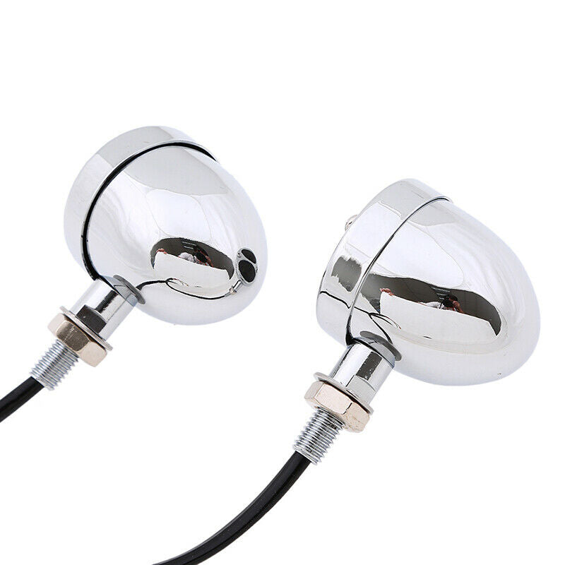 Universal Motorcycle LED Brake Running Turn Signal Indicators Lights 10mm Bolt