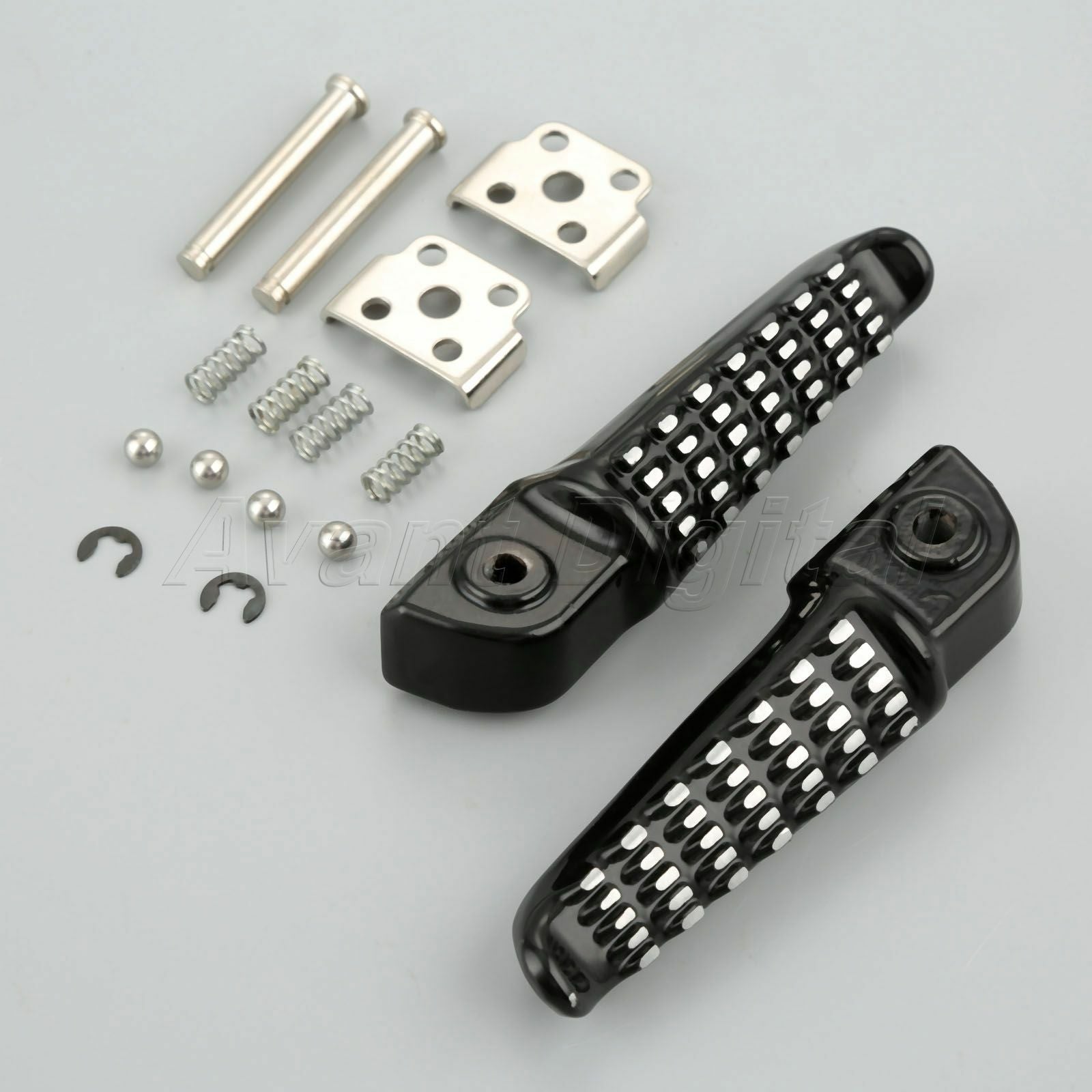 1 Pair Rear Footrest Foot Pegs for Kawasaki ZX12R NINJA 2000 2006 2001 2002 2003
