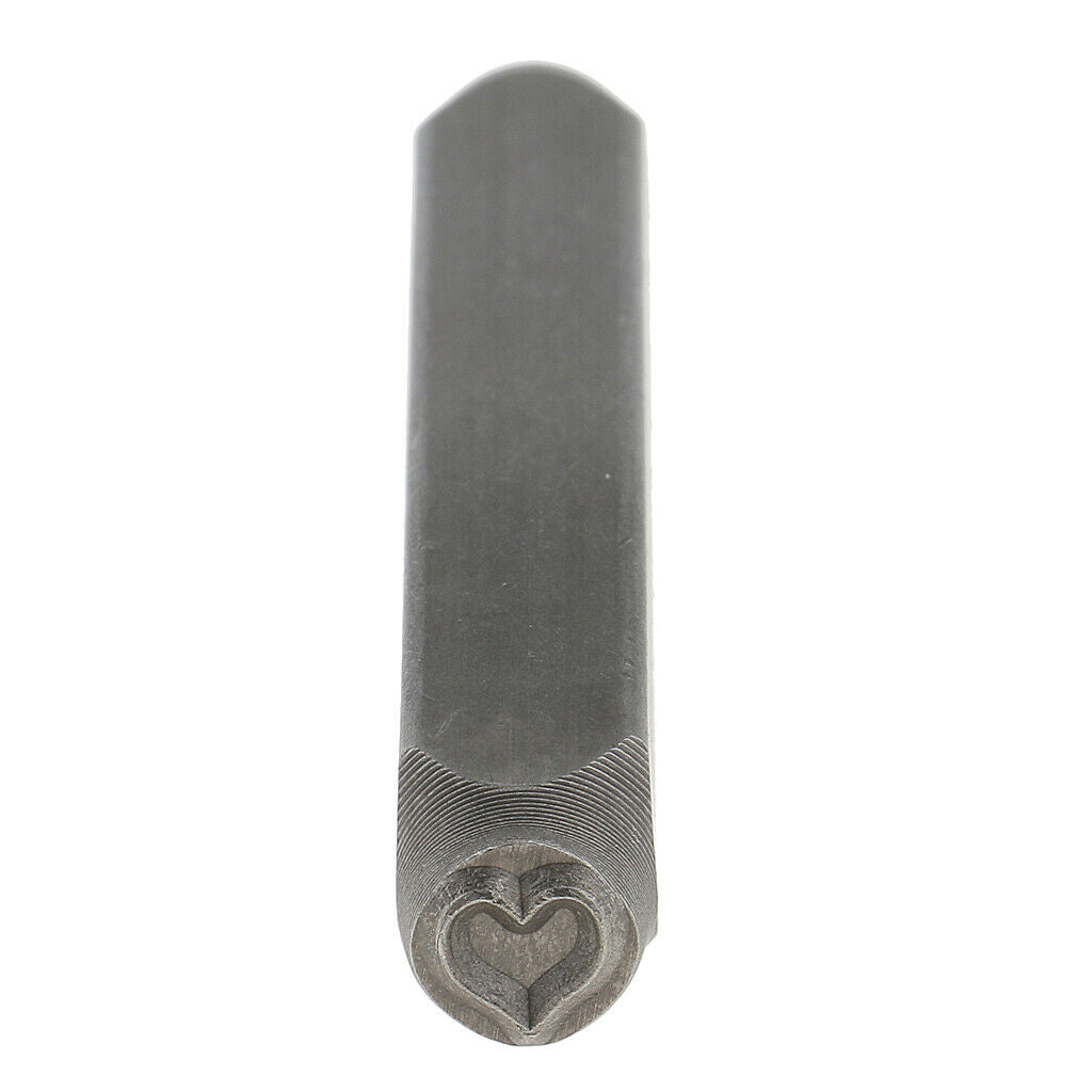 Stainless Steel Punch Stamp for DIY Jewelry Making Leathercraft Heart Shape