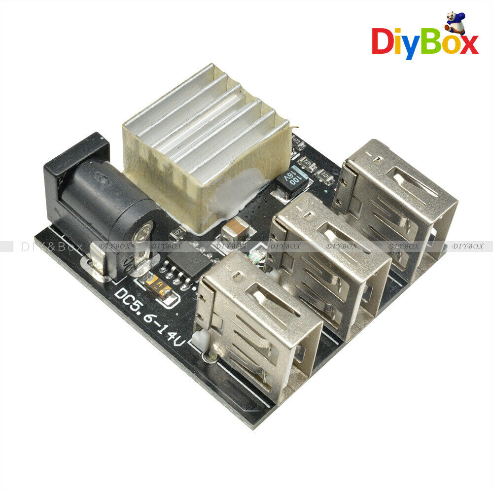 9V/12V To 5V 8A USB Power Bank Step-Down Boost Module MiNi 3 USB Charging Module