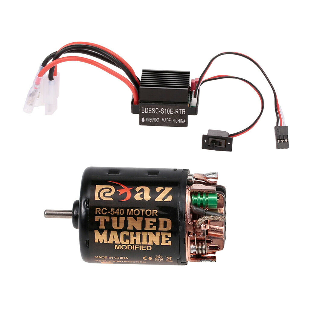540 Brushed Electric Motor 35T + ESC for HSP Redcat Rock Crawler Parts