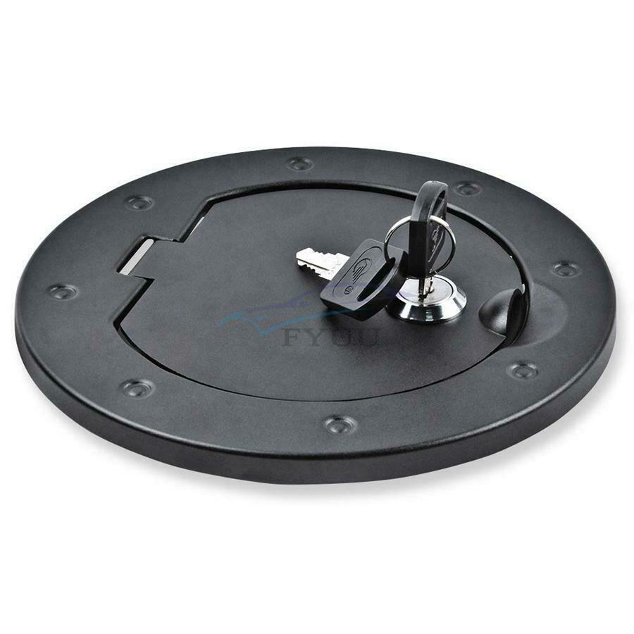 6.61" Non Fading Fuel Tank Cap Fuel Filler Door Cover For Jeep Wrangler JK 07-18