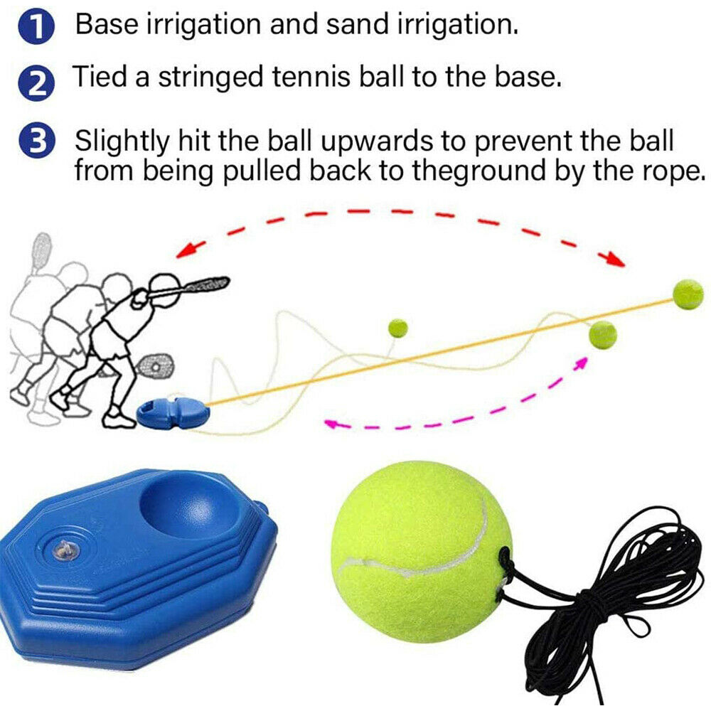 Tennis Trainer Solo Practice Aids Self Study Rebound Single player Training Tool