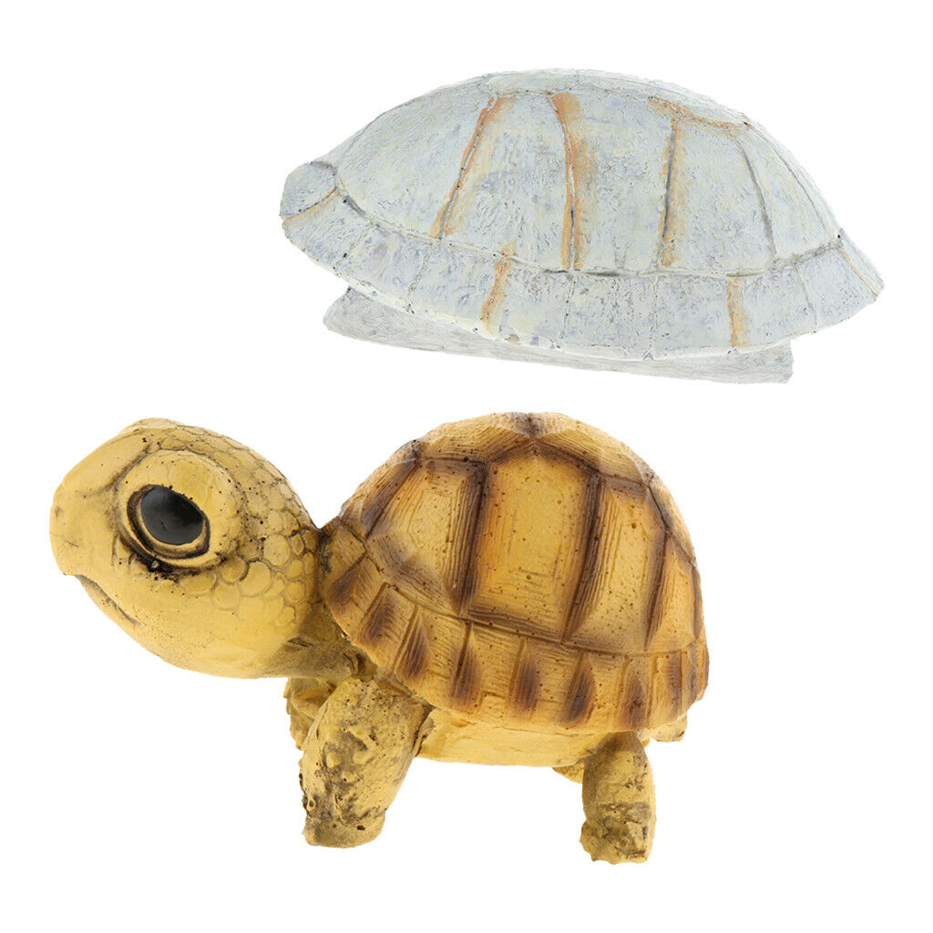 Reptile Hiding Cave Landscape Ornament +Aquarium Reptile Terrarium