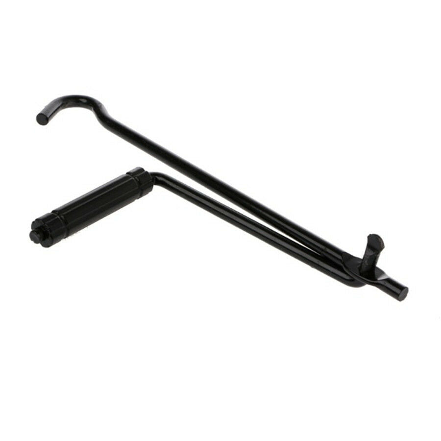 1 Pcs Black Durable Tire Wheel Jack Lug Wrench Rocker Emergency Wheel Changes