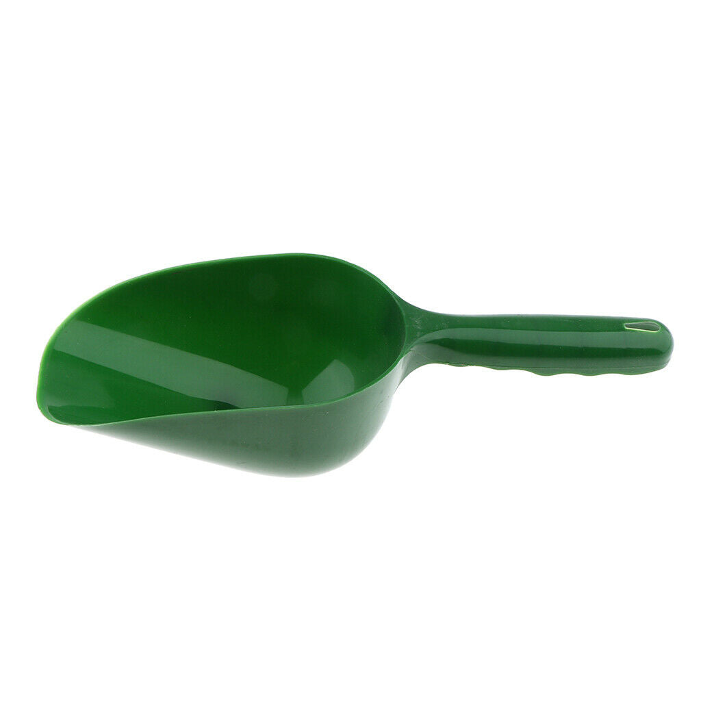 Garden Scoop for Greenhouse Potting Compost Soil  Animal Feed, Green,