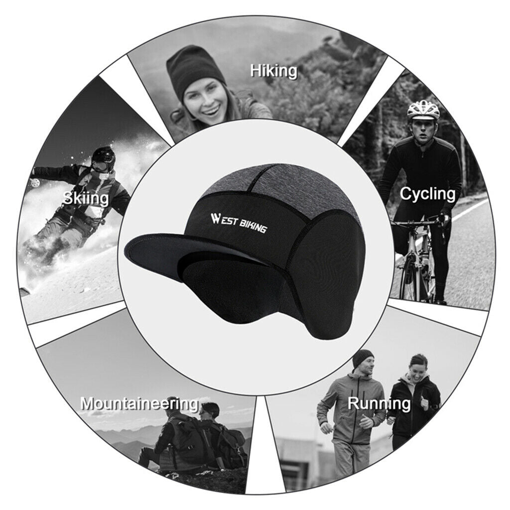 Winter Thermal Hat Cycling Outdoor Sports Windproof Sunhat Earmuffs Suncap