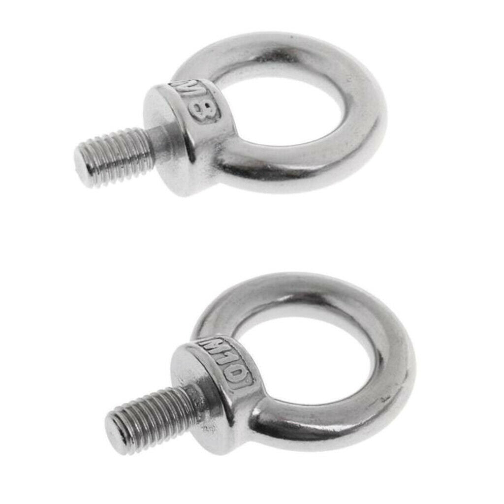 Marine Stainless Steel Eye  Lift Eyebolt M10 M8
