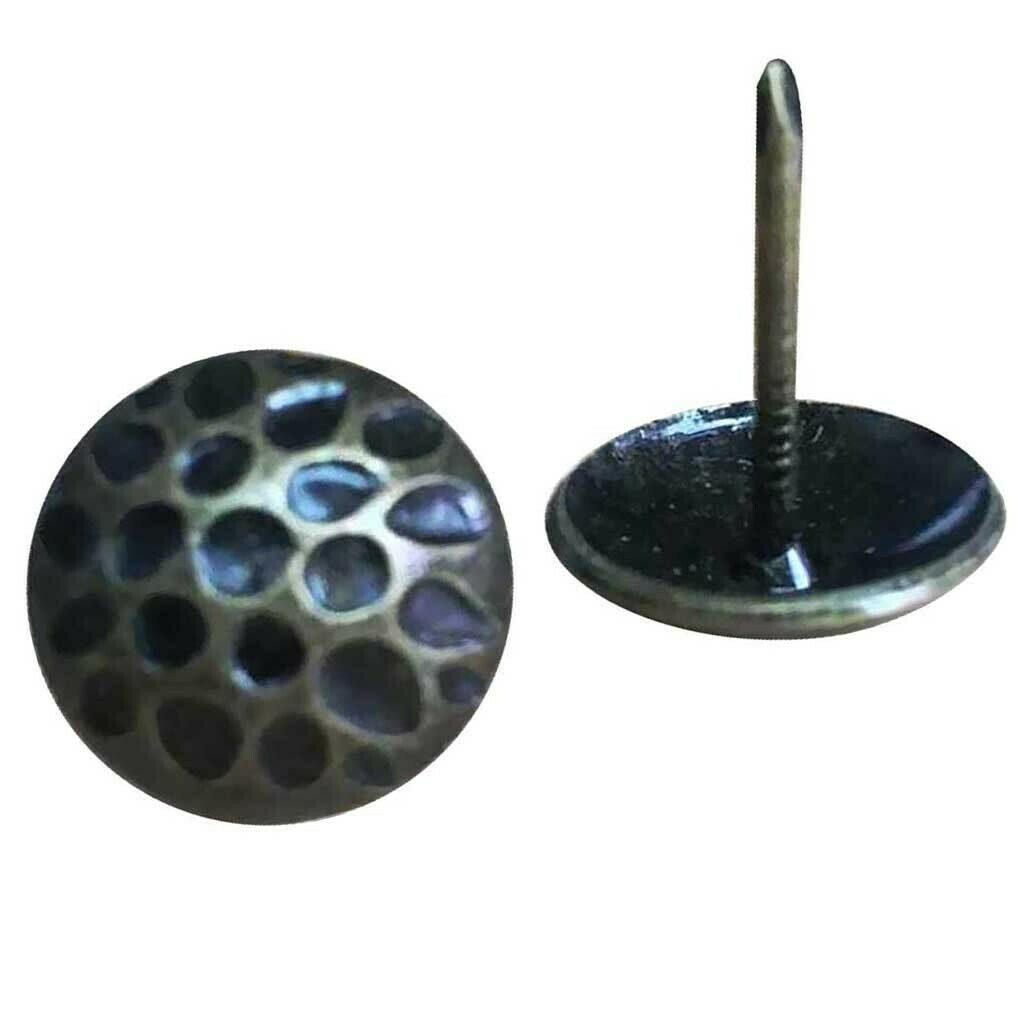 100 X Dots Upholstery Tacks Nails Furniture Decor Bronze Stud Pins 19*20MM