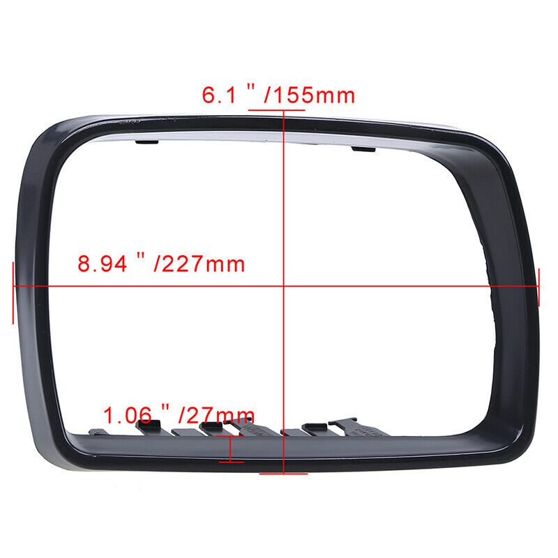 1Pc Right Door Side Wing Mirror Cover Cap Trim 51168254904 For BMW E53 X5 99-06