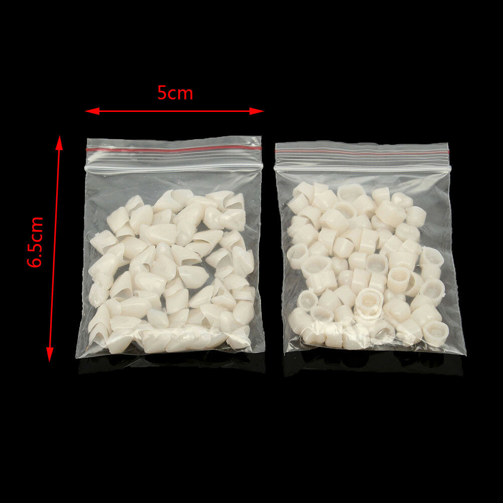 2 Packs Dental Temporary Crown Material For Anterior + Molar Teeth Veneers W XC