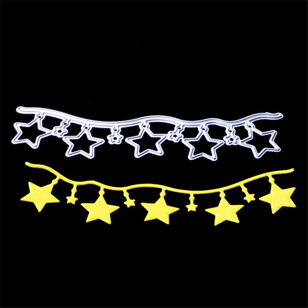 1pc Cutting dies Twinkle Stars lace Scrapbook Metal Stencil Embossing cra.l8