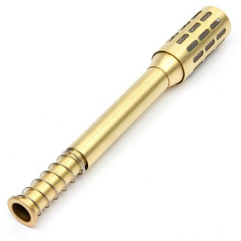 Big Copper Moxa Roller Stick Brass Moxibustion Massage Burner Improve Blood TH