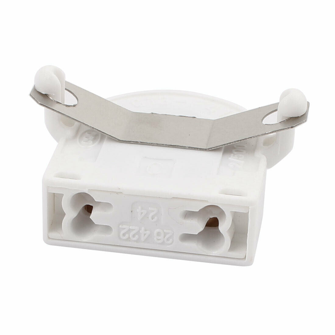 10Pcs AC500V 2A G13-F41A T8 Light Socket G13 Base Fluorescent Lamp Holder White