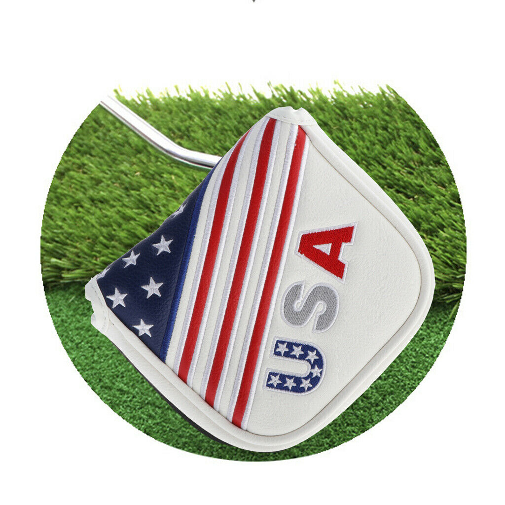 Golf Mallet Headcover Head Cover Mallet Putter Club Cover Protector 14x13cm