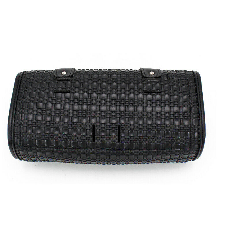 Motorcycle Handlebar Bag Fork Tool Bag Black for Dirt Bike Sissybar Storage Bag