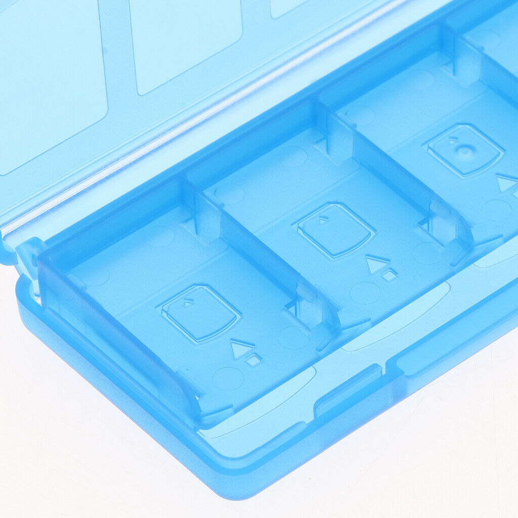 New 8 Game Card Protector Box Case for Nintendo Switch Dustproof, Blue