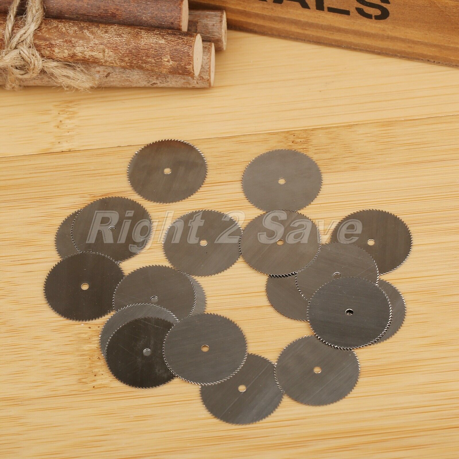 20Pcs HSS Rotary 25mm Circular Disc Saw Blade Wheel f/ Drills Cutter Tool