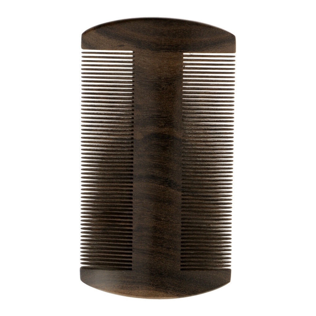 Fine Tooth Wood Beard Grooming Comb Pocket Massage Hair Anti-static Brush