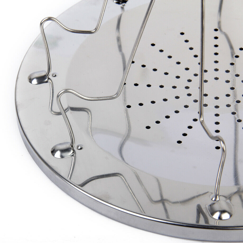 4-Slice Stainless Steel Toast Tray for Camping Picnic Kitchen