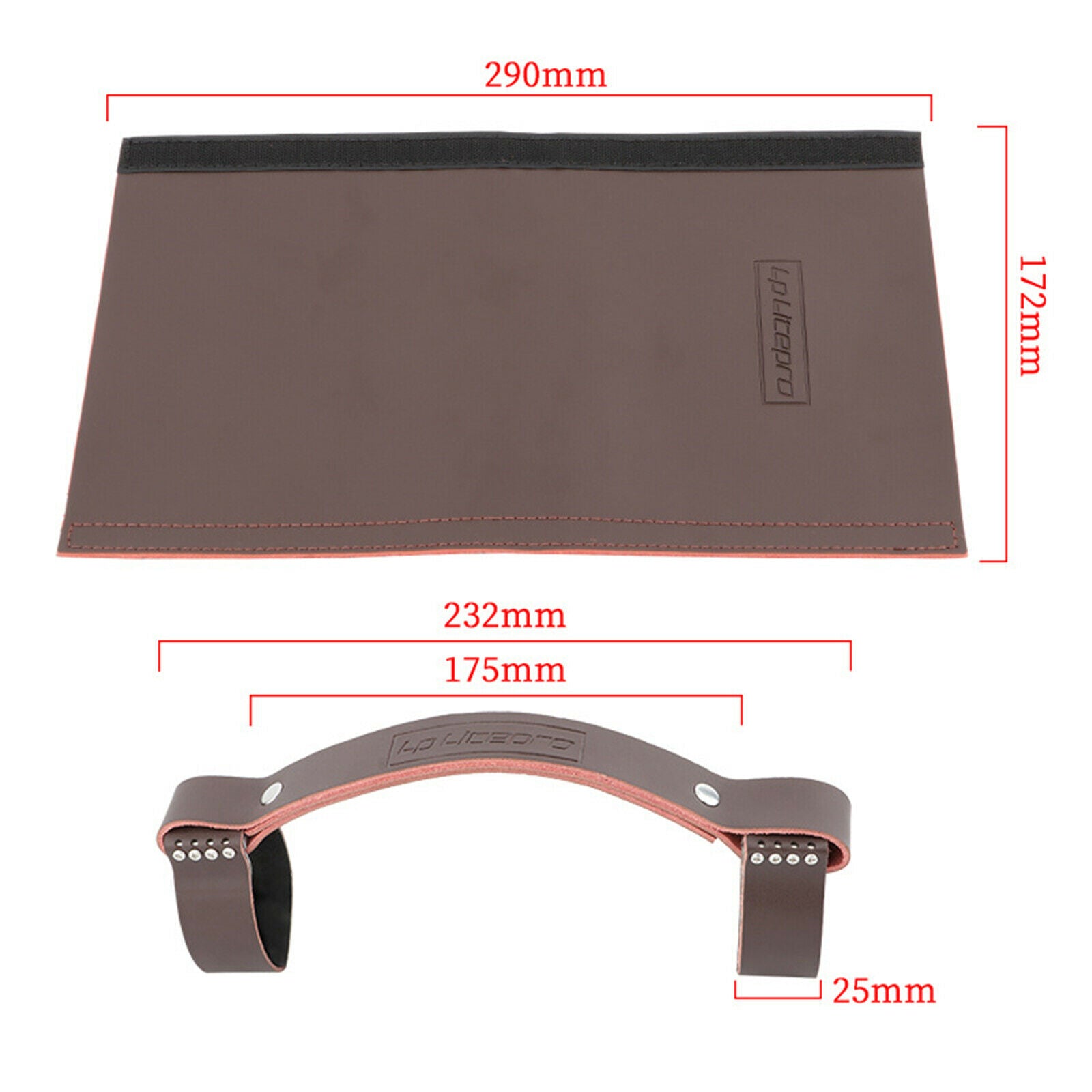 Durable Leather Bike Frame Handle Carry Strap Carrier Lifter Accessories