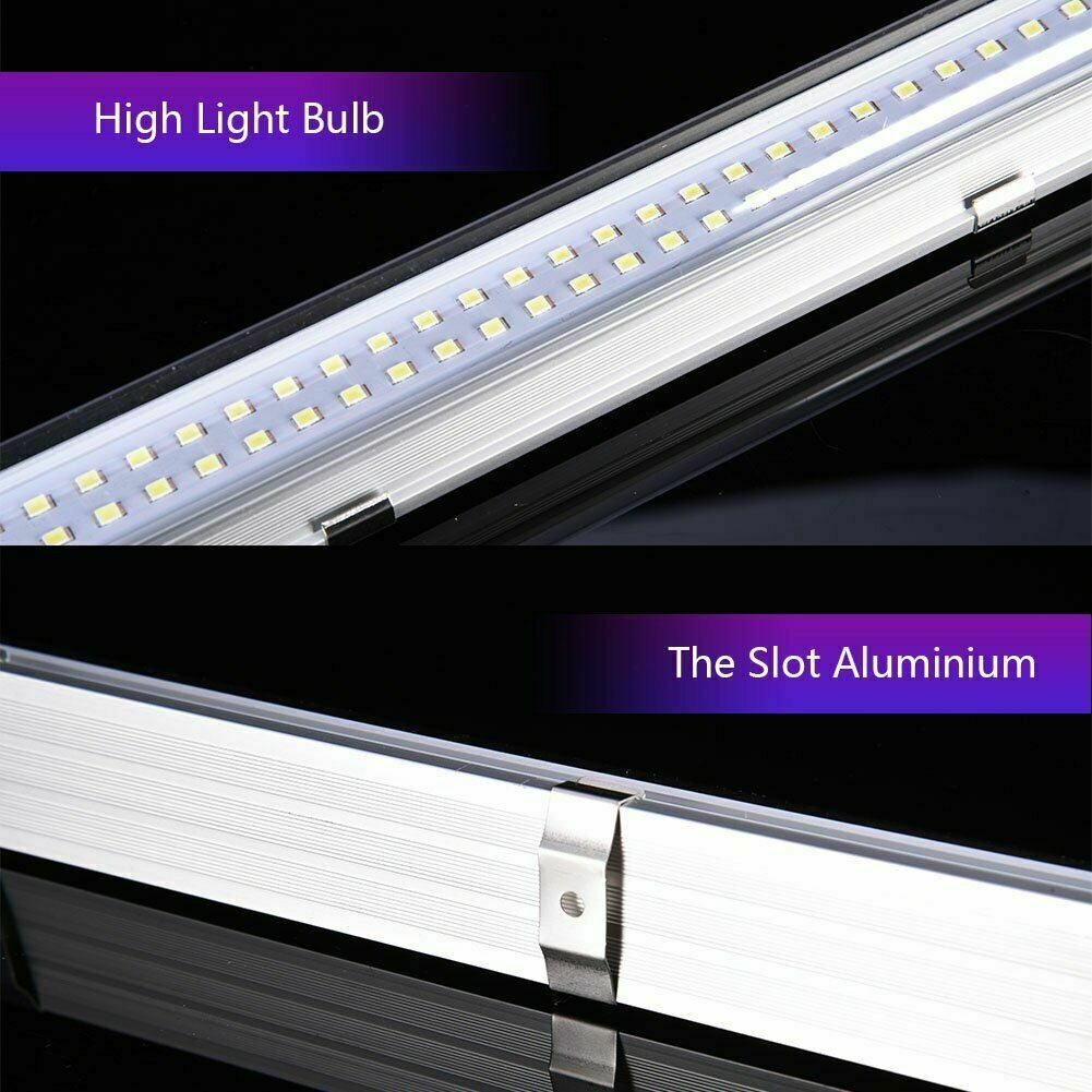72 LED Interior Light Strip Kit Bar Car Van Bus Caravan ON/OFF Switch 12V