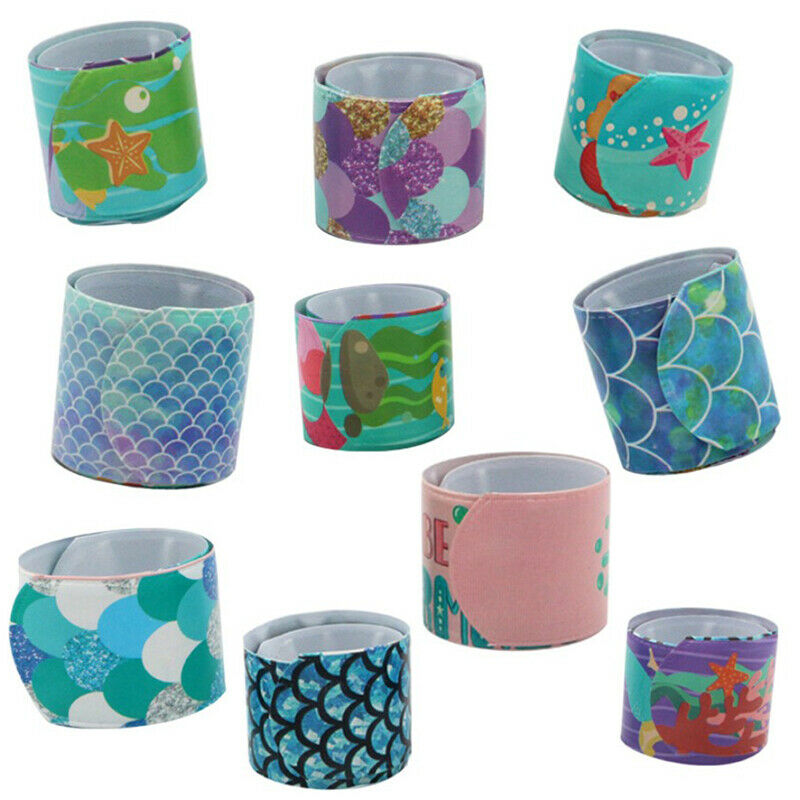 10pcs Mermaid Clap Circle Toys Little Mermaid Theme Party Decorations Girl D XC