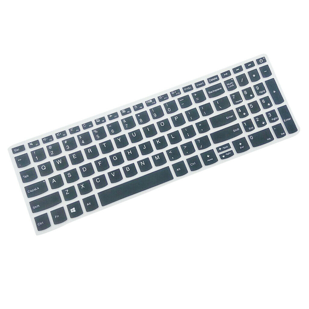 15.6'' Waterproof Keyboard Skin Film Protect Cover for Lenovo 5000 Black