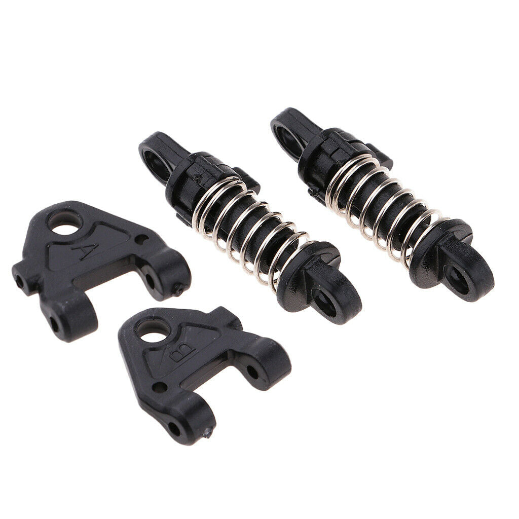 RC Car Lower Arms + Shock Absorber Bumpers for Wltoys P929 RC Monster Truck K969