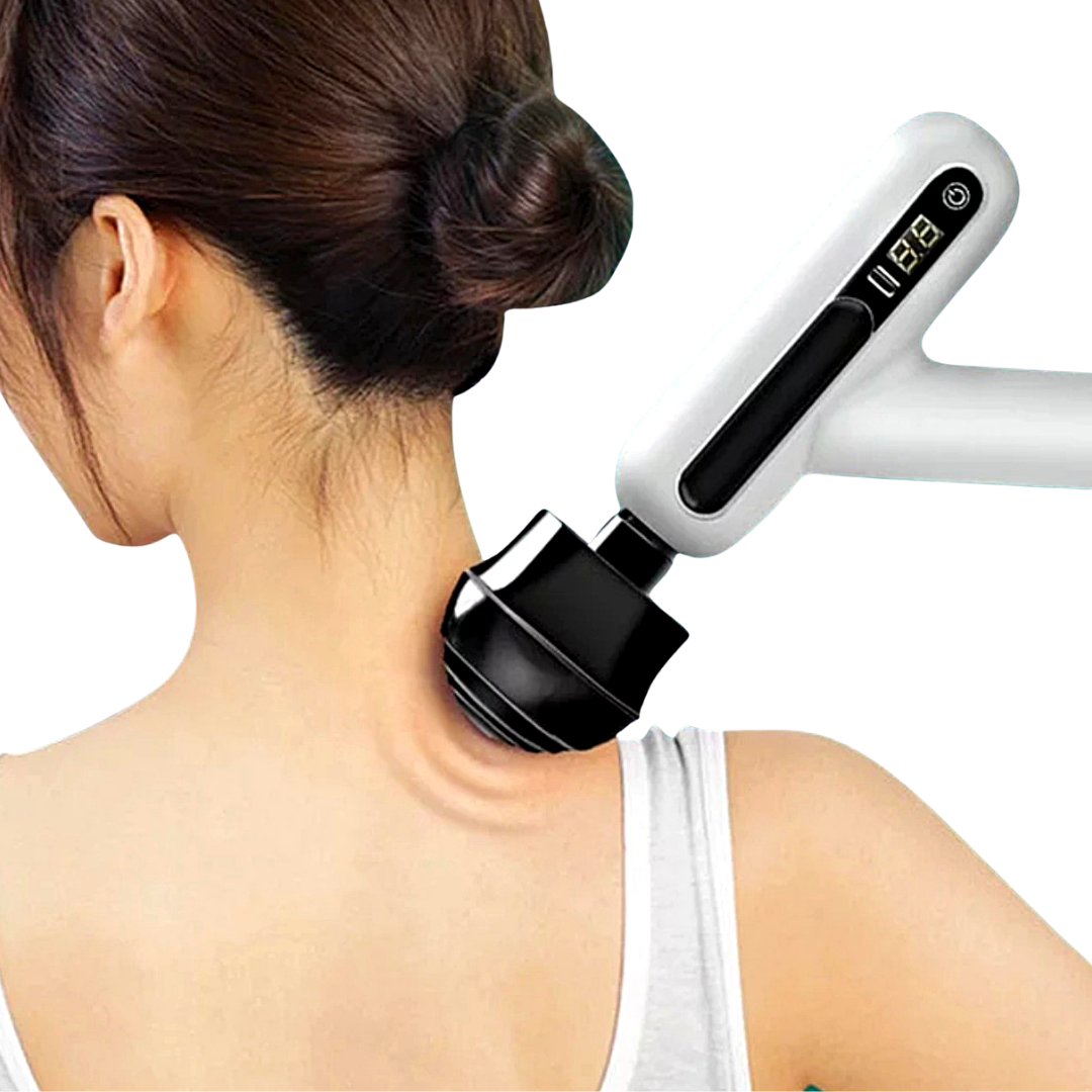 Massage Gun Touch Electric Massager Tissue Muscle Vibrating Relaxing Leg Body