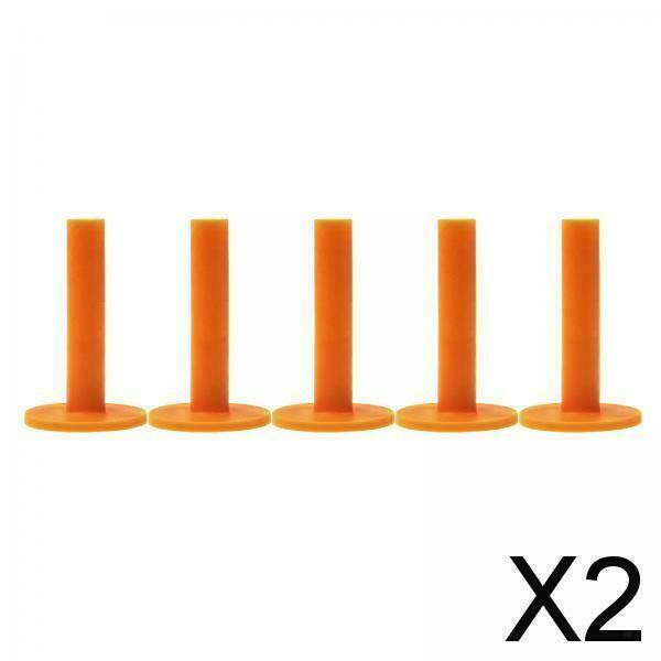 2X 5pcs Rubber Driving Golf Tees Holder Rubber Driving Range Practice  85mm