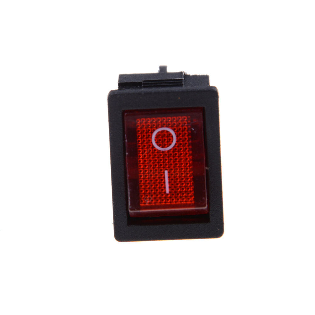 5pcs LED SPST 4PIN ON/OFF Boat Rocker Switch 6A/250V 10A/125V Car Dash Re.l8