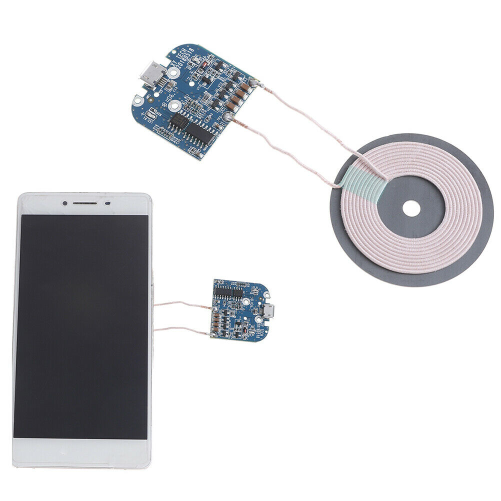1Pc Qi wireless charger transmitter module coil circuit board fast charging XC