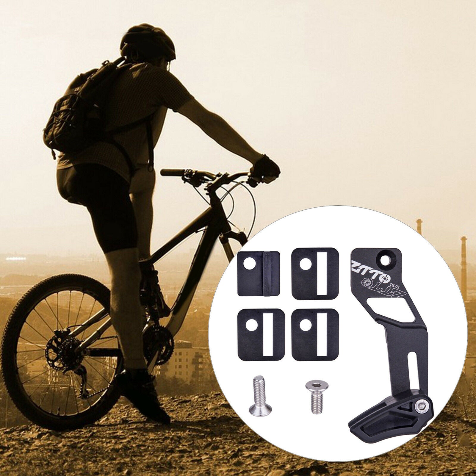 Bike Chain Guide,Bike Chain Deflectors MTB Bike Protector Single Disc Chain