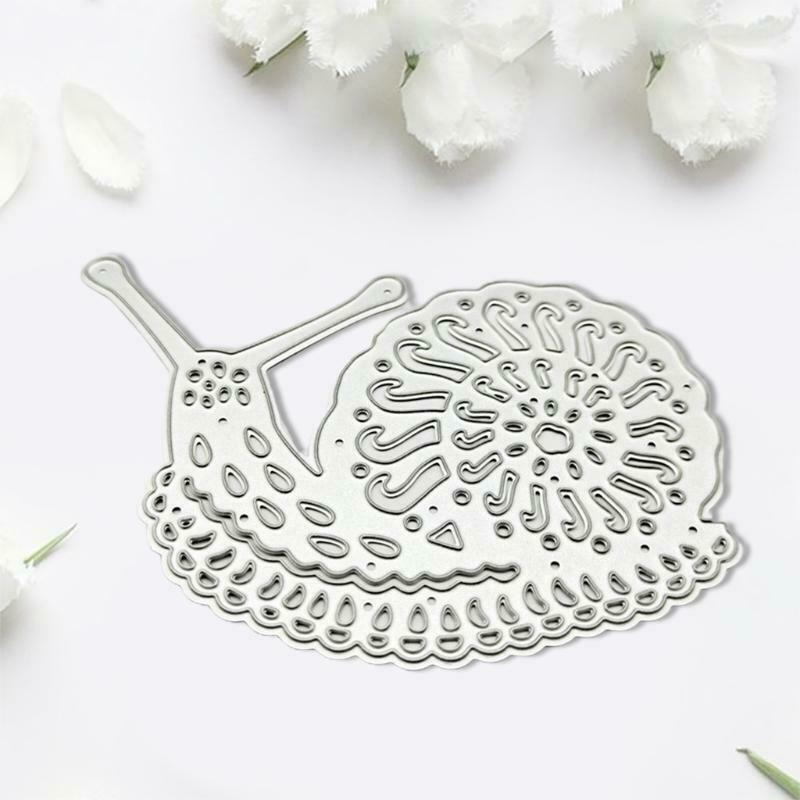Cartoon Snail Cutting Die Delicate Cute Carbon Steel Blade Punch Stencils Dies