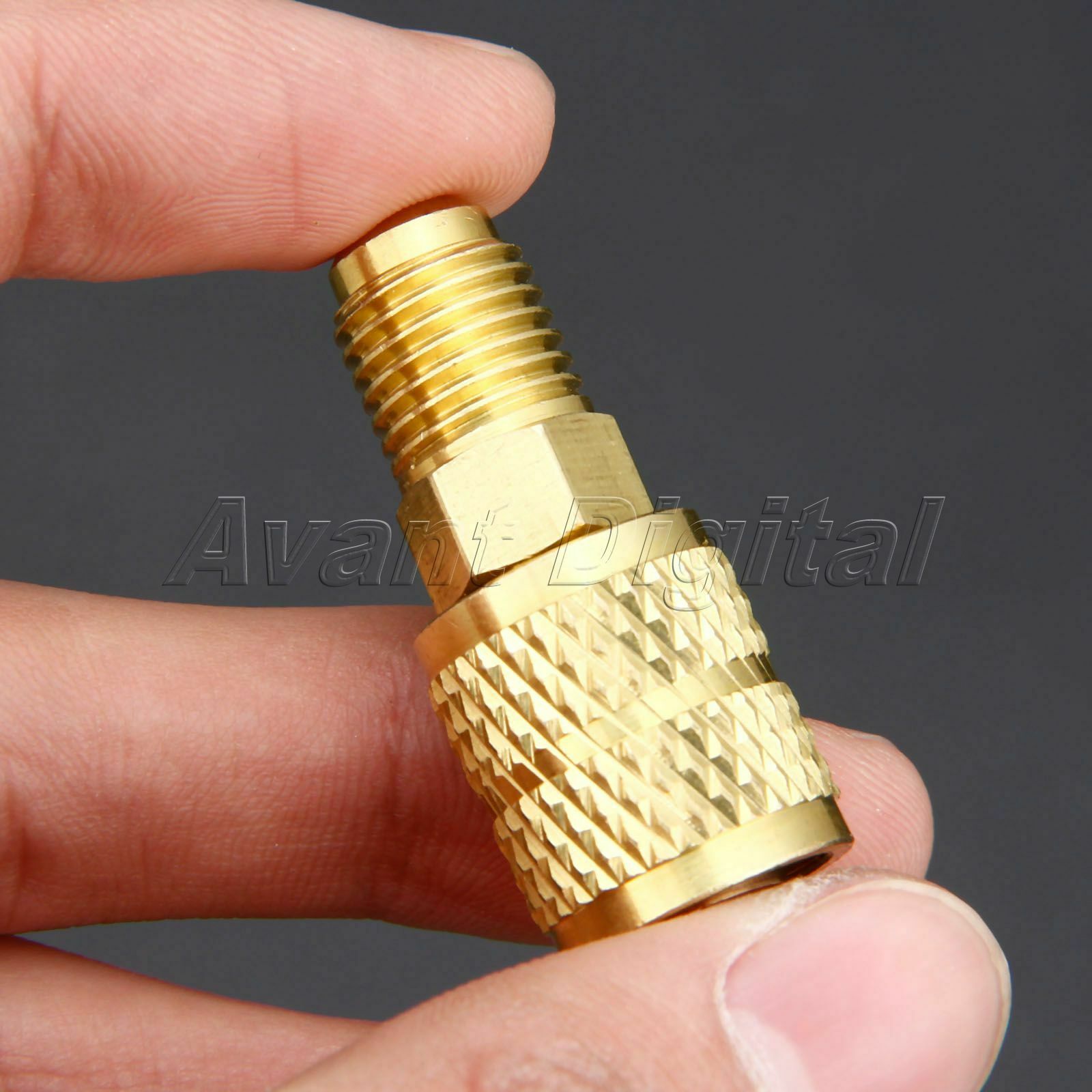 Straight R-410a Adapter for Split HVAC System 5/16" Female 1/4" Male Ductless