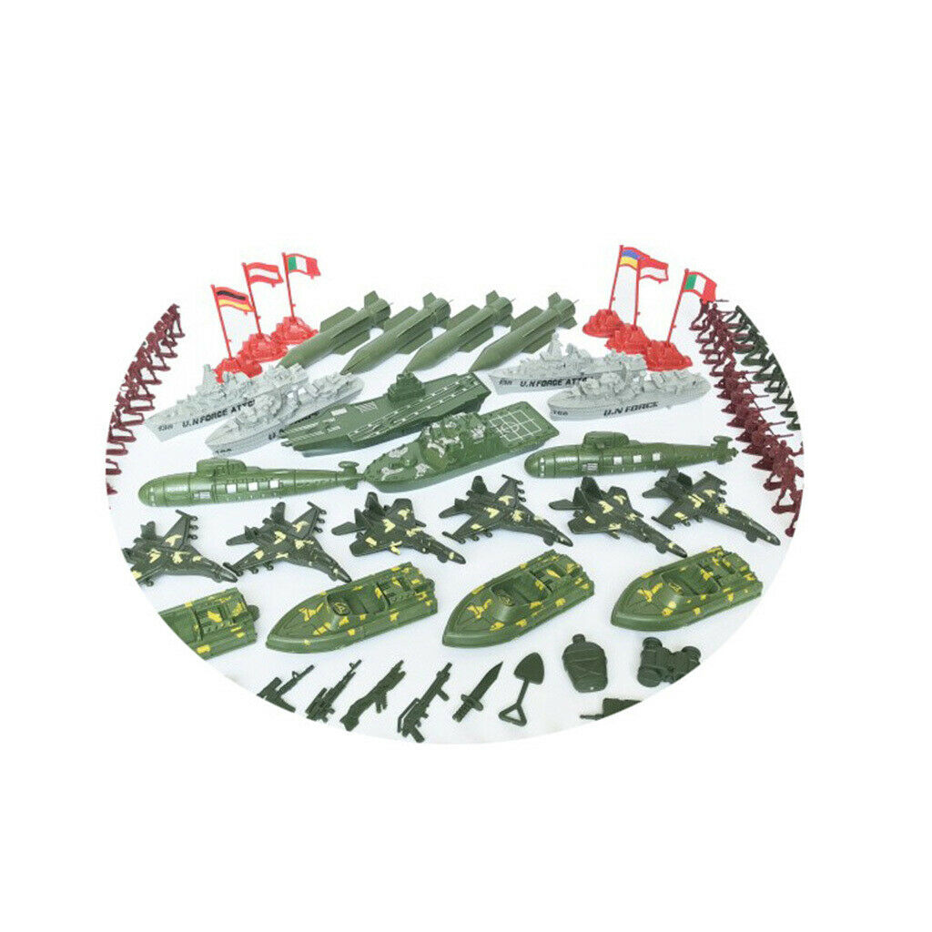 37pcs 4cm  Army Soldiers Toys Men's Play Set for