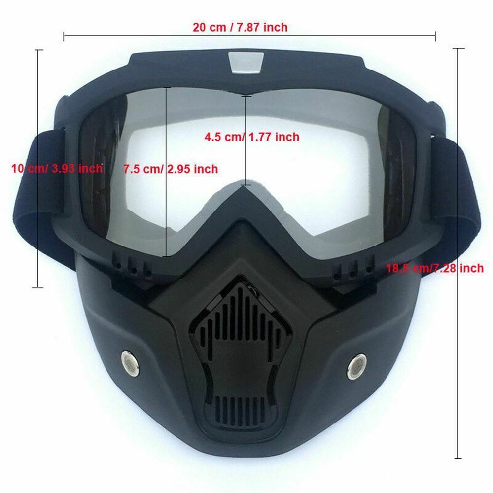 Sport Anti-UV Motorcycle Windproof Goggles Cycling Eyewear Helmet Work Glasses