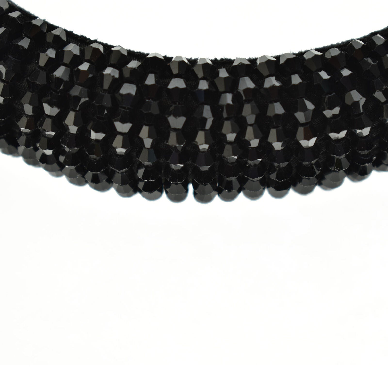 Women Rhinestone Headband Bling Padded Baroque Crystal Fashion Hair Band Party