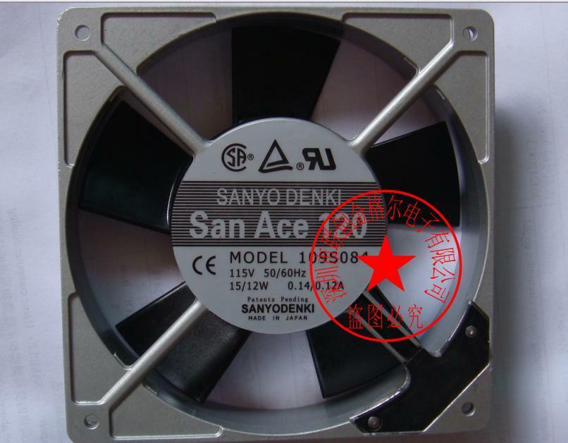 For SANYO 109S084 Aluminum frame equipment fan 115V 15/12W 120*120*25mm