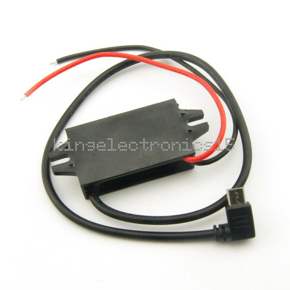 Micro USB DC-DC 12V to 5V 3A Step Down Converter Power Supply Module Waterproof