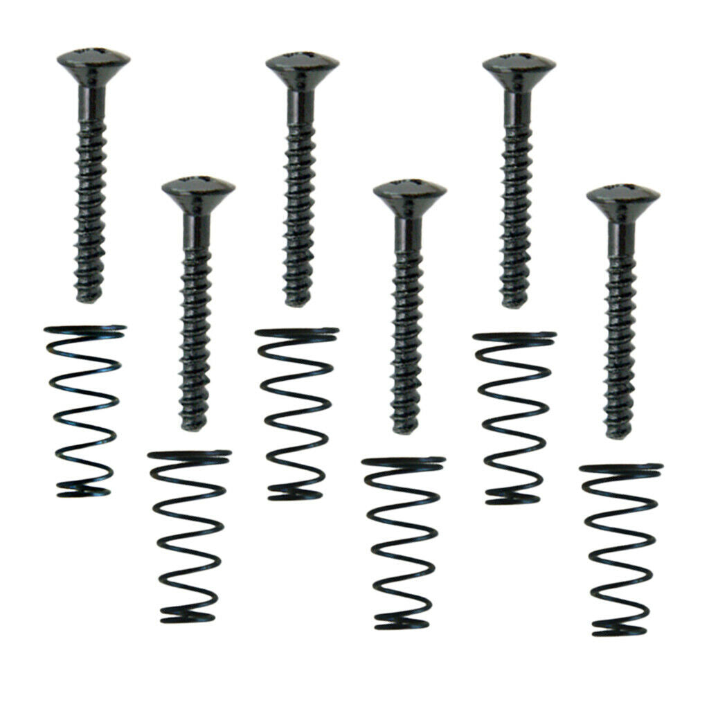 12 Pieces Electric Guitar Single Coil Humbucker Pickup Springs Screws