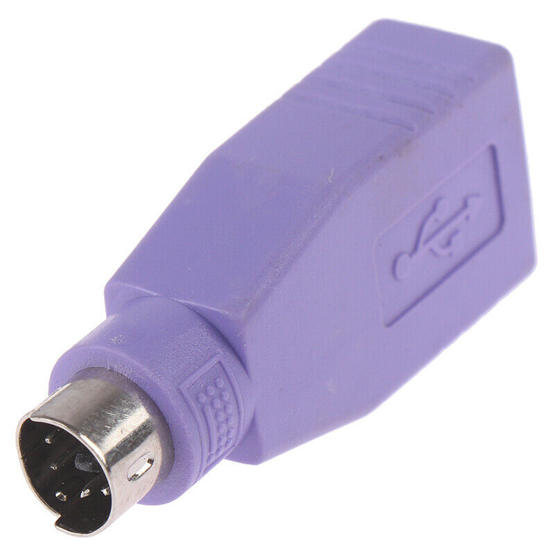 1PC USB Female To PS2 PS/2 Male Adapter Converter keyboard Mouse MiY1