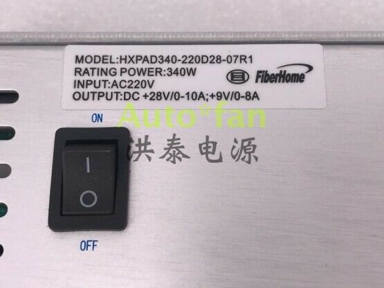 FibrHome HXPAD340-220D28-07R1 Dual Voltage 28V/10A 9V/8A Switching Power Supply