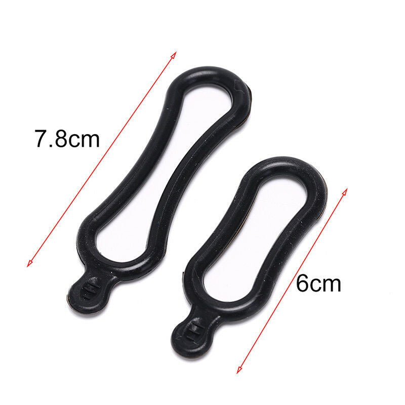4pcs black rubber band pvc ring for t6 led headlight bike headlamp bicycl.l8