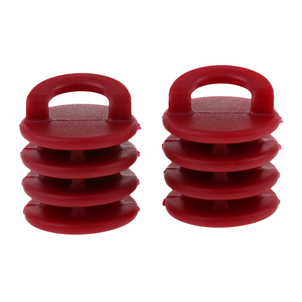 6 Pieces Scupper Plugs / Scupper Stoppers Small & Medium for Boat Kayak Hardware