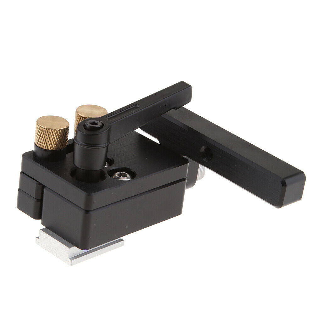 2Pcs Miter Rail Stop for T Slot T Rail Woodworking Tool Right And Left