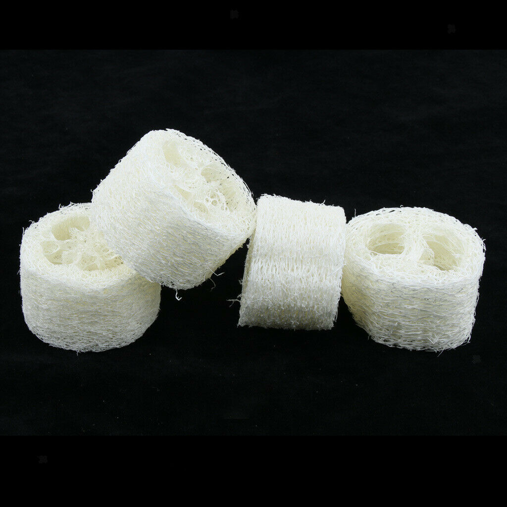 4 Pieces Bathroom Kitchen Loofah Soap Dishes Boxes Holders Sponge Containers