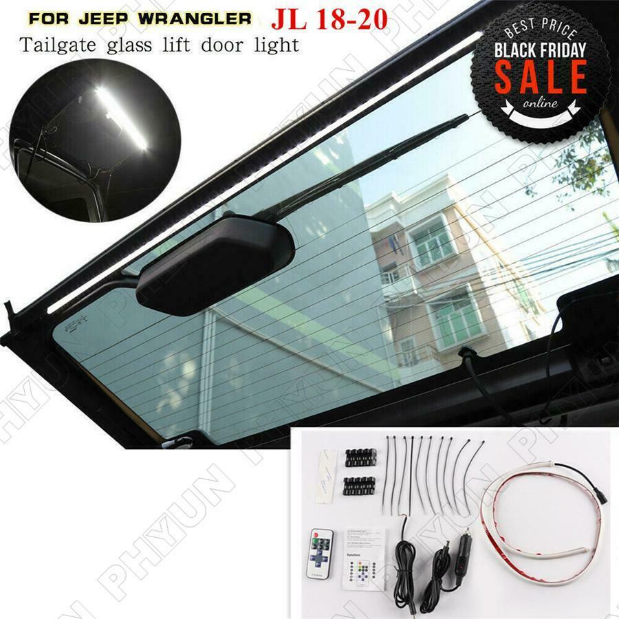 For 18-20 Jeep Wrangler JL Rear Glass Lift Gate Hatch Dome LED Light Bar 103CM